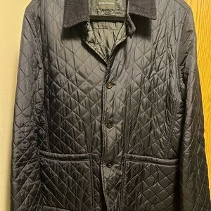 Club Monaco Large Navy Blue Quilted Men's Jacket